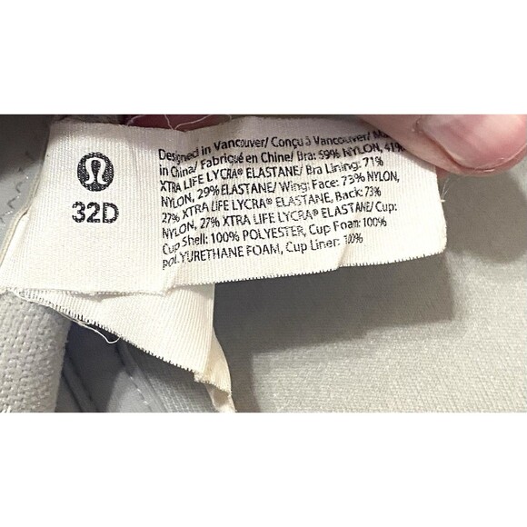 Lululemon Run Times Bra 32D High Support Sports Activewear Workout - Picture 13 of 14